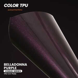 Belladonna Purple TPU PPF Colored Paint Protection Film Car Wrap
