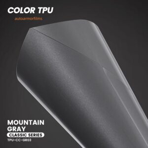 Mountain Gray TPU PPF Colored Paint Protection Film Car Wrap