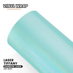 Rainbow Laser Tiffany PET Vinyl Wrap Car Film