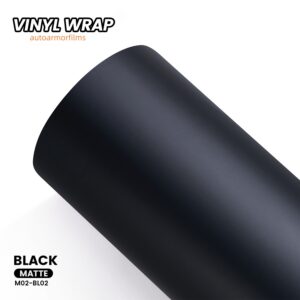 Matte Shadow Black PET Vinyl Wrap Car Film