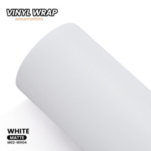 Matte White PET Vinyl Wrap Car Film